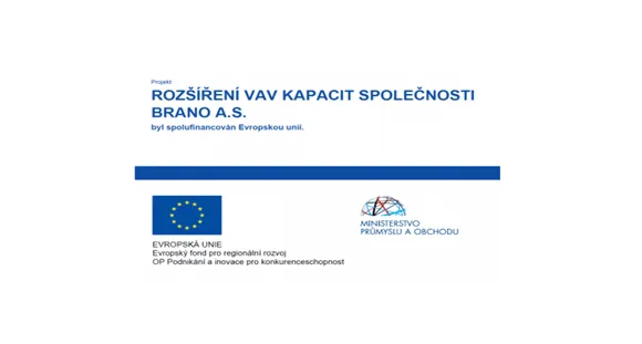 Rozšíření VAV kapacit společnosti Brano a.s.